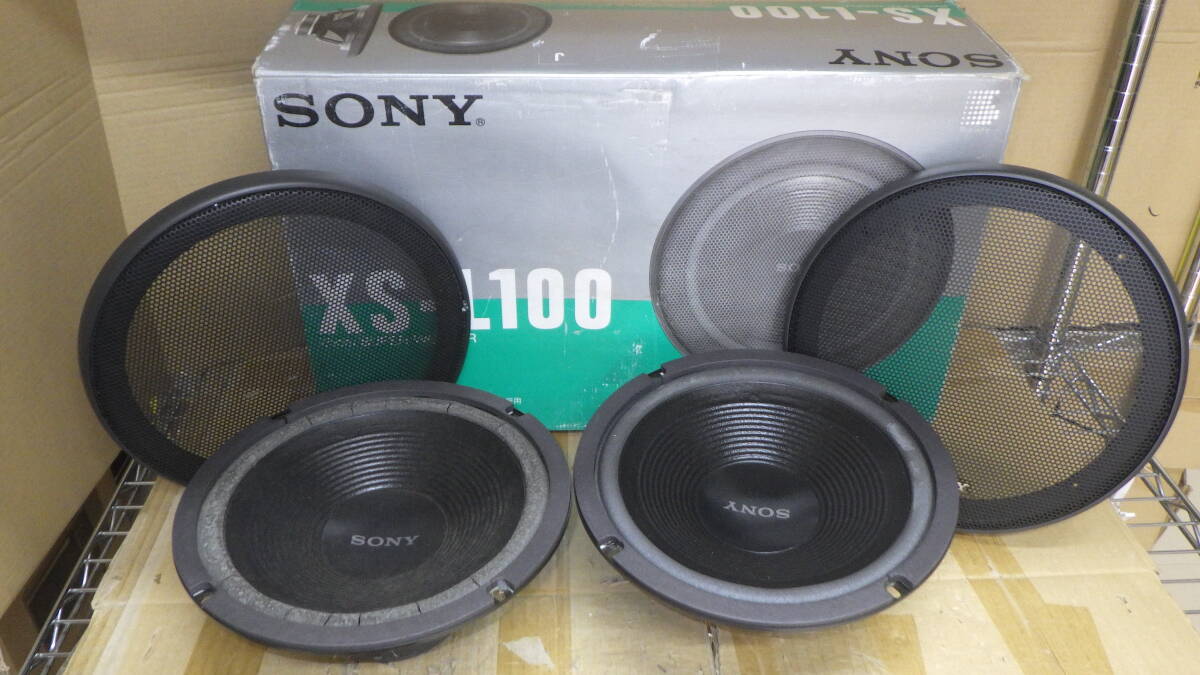 ■SONY/ SONY ■ автомобиль ... для .../280W 25cm Super Woofer   блок ■XS-L100■ подержанный товар / трудности  есть  ■ ★ аукцион ★