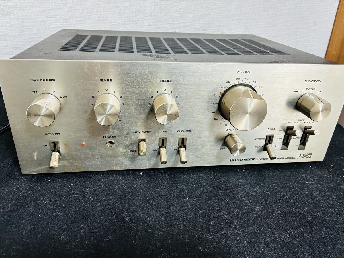 S26101607 PIONEER SA-6800II  усилитель  Pioner   стерео  усилитель   аудио аппаратура    Сёва  ретро   продаю как нерабочий    ремонт   на запчасти