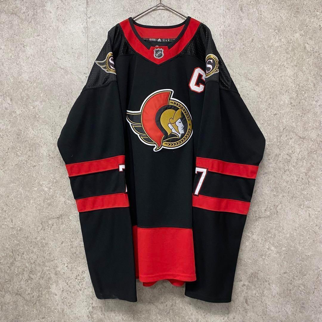【 редкий  неиспользуемый 5XL☆EU импорт  】 adidas  NHL... поверхность   вышивание   игра   рубашка