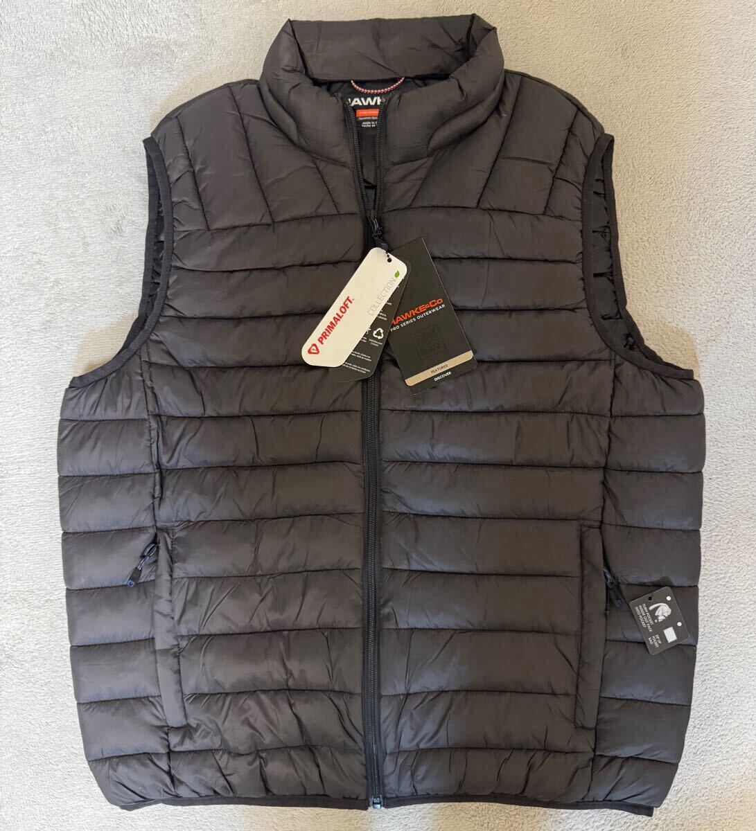 новый товар ！ Америка  брэнд HAWKE&Co...&...Empire...  жилет M карбон primaloft