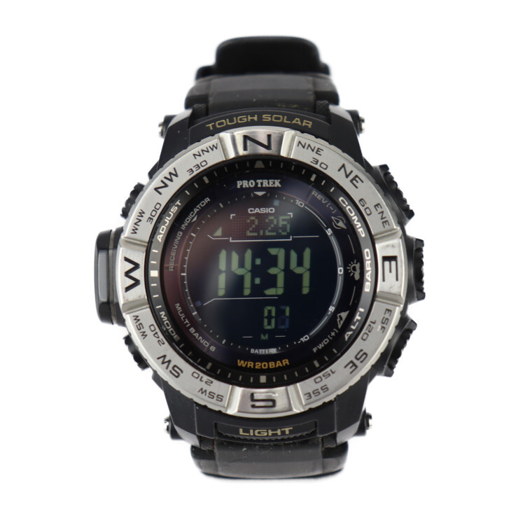 CASIO  casio   PRO TREK  pro  ...  наручные часы  PRW-3510-1JF  нержавеющая сталь  Сталь   смола  【 настоящий  гарантия 】