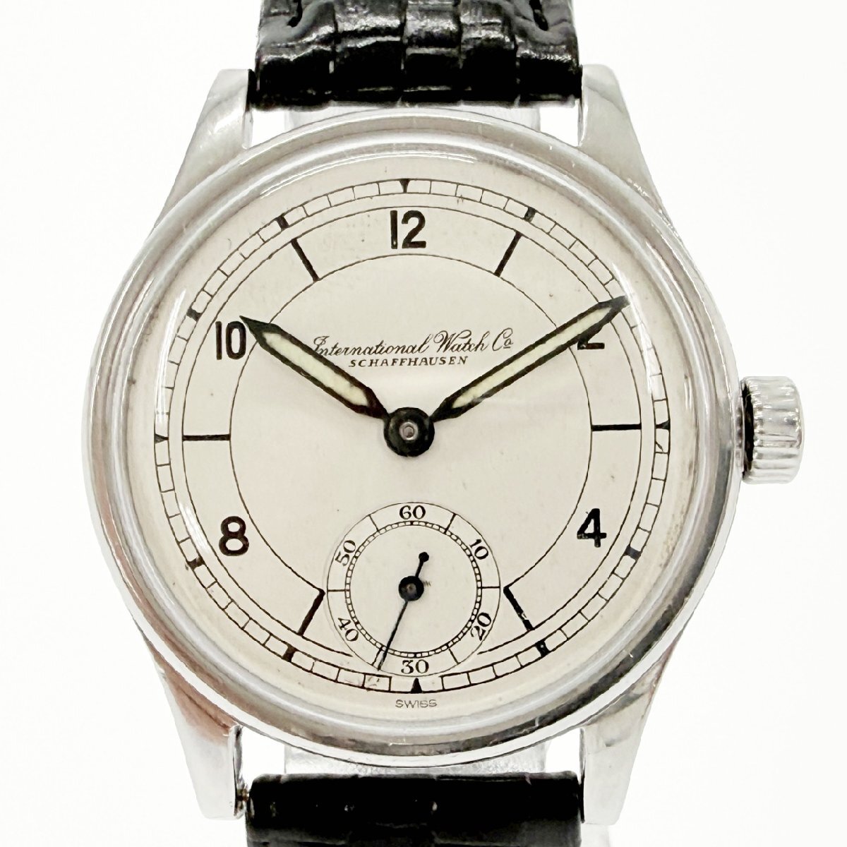 【1  йен  старт 】IWC ...  винтажный   Cal.88 ... ...   серебристый  кузов  циферблат   с ручным заводом  мужские наручные часы   730178