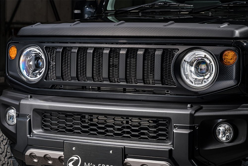 M'z SPEED  передняя решетка радиатора   неокрашенный  ABS  JIMNY ... JC74W R7.4～
