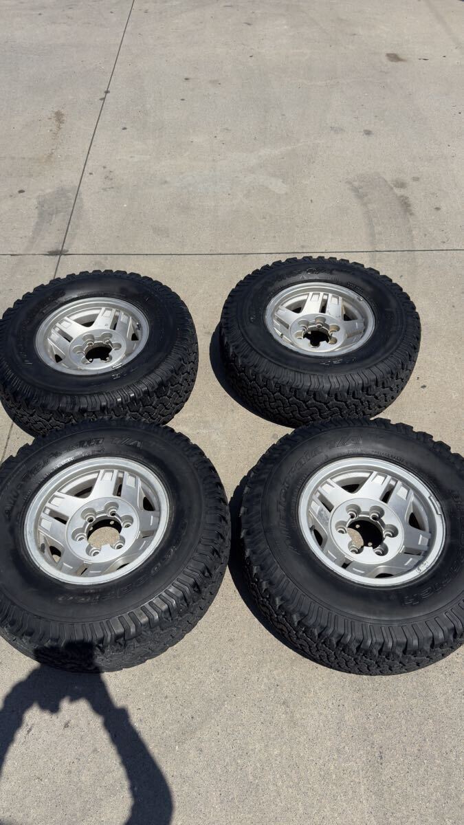 BF good rich 31/10.5/R15  Land Cruiser 70  оригинальные диски