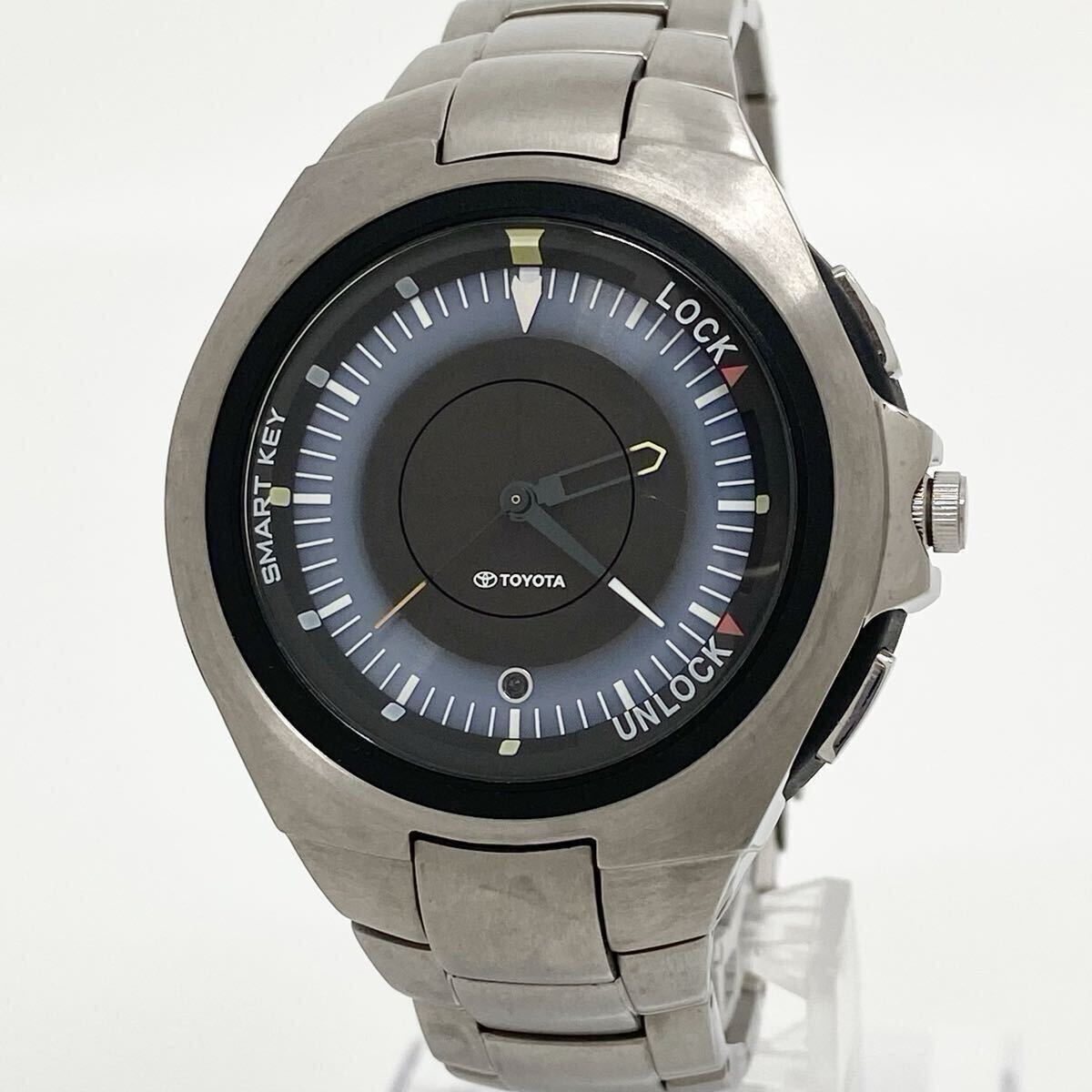 наручные часы   мужской  TOYOTA SMART KEY  солнечный  solar   серебристый  silver W830-T009107  Toyota   смарт-ключ   Watch Y4237