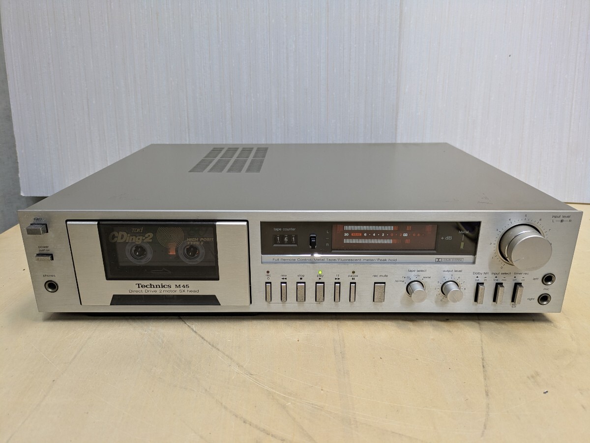 Technics RS-M45 воспроизведение звука  ... продаю как нерабочий   товар в состоянии "как есть"