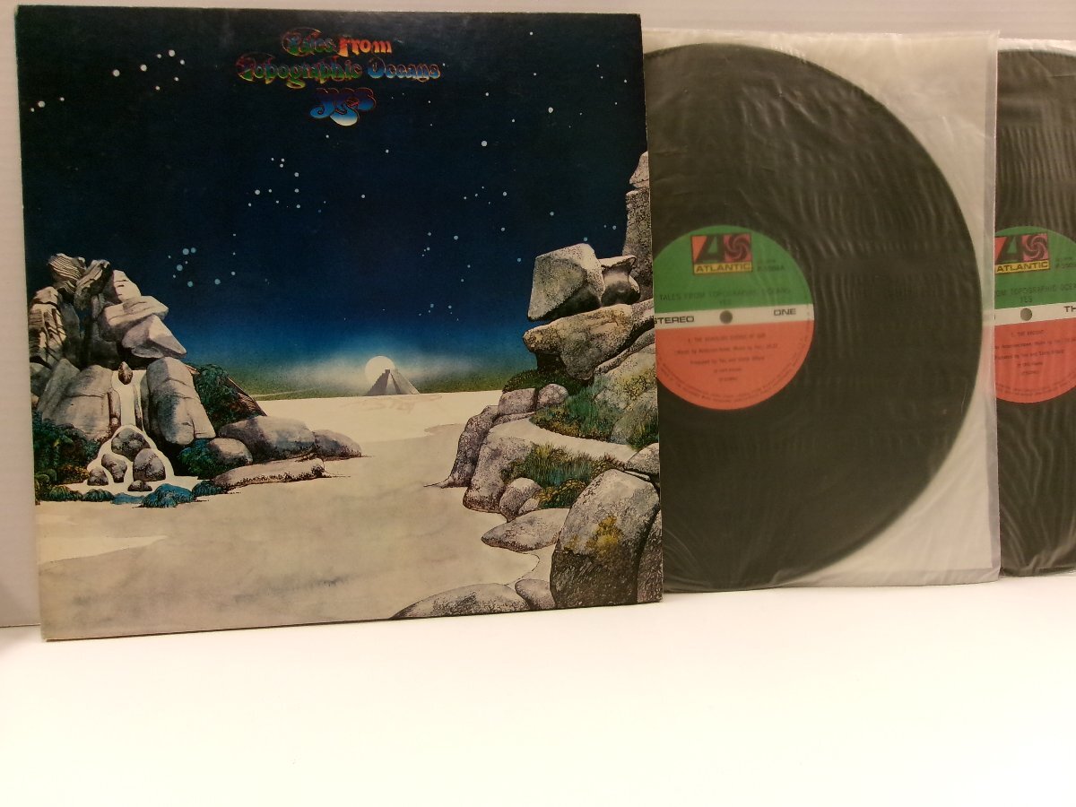 ▲　2LP YES ... / TALES FROM TOPOGRAPHIC OCEANS  море  ... форма ...    вещь ...  японское издание  ... *   Pioner  Сo.,Ltd.  P-5508～9 ◇r71211