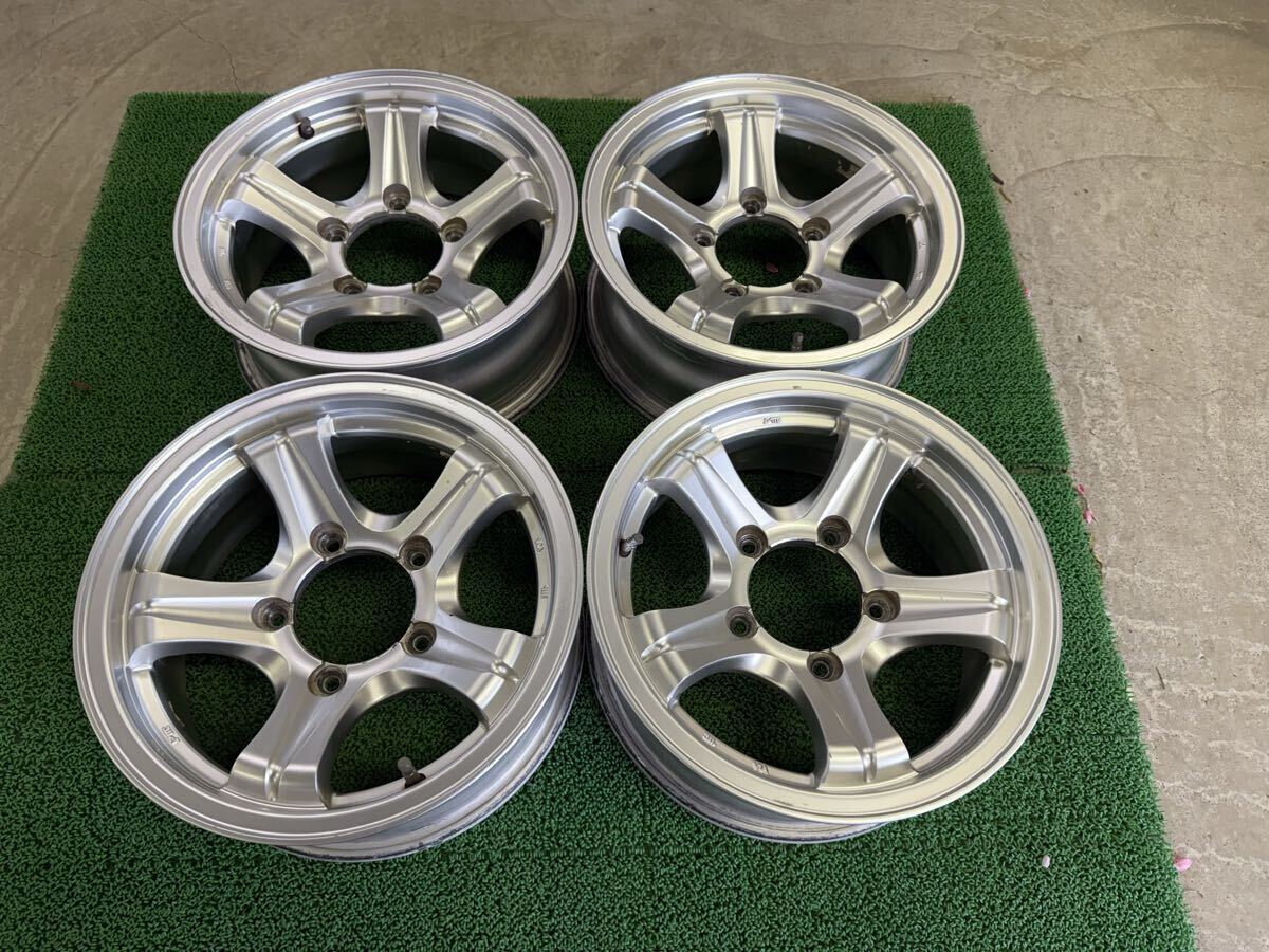 Weds( Weds ) KEELER( ключ ...) 15 дюймов 　6JJ +0 139.7 5 отверстие 　 JIMNY 　 диск  　 подержанный товар  4 штуки