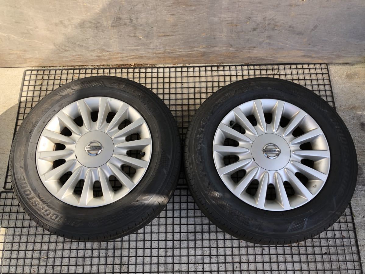 Nissan  J31  TEANA   оригинальный  205/65R16 6.5J+50 5 отверстие  PCD114.3 16 дюймов  2017 год выпуска   шина  диск    2 штуки  комплект  66