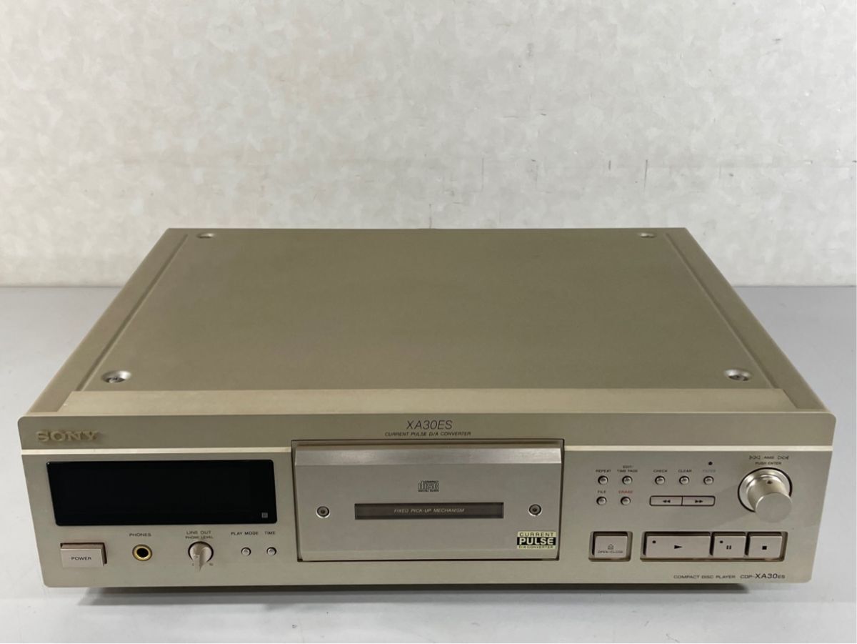 e9464  работоспособность  / внешний вид  в хорошем состоянии  SONY  Sony CDP-XA30ES CDPXA30ES CD плеер    диск  стабилизатор  включено