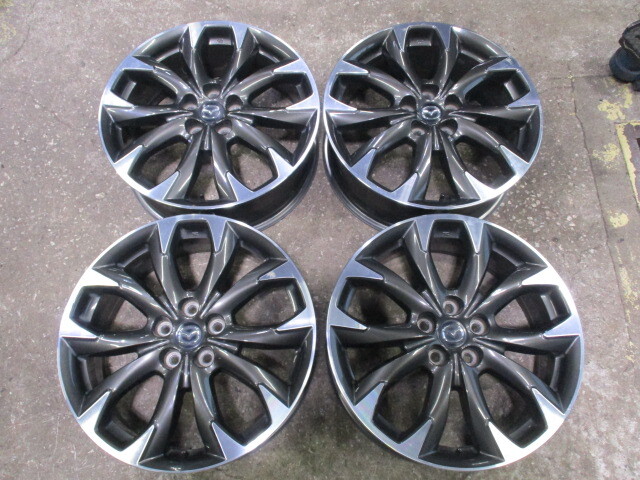 ｉ－１５８０５　 Mazda 　ＣＸ－５ оригинальный 　７．０Ｊ＋５０　５Ｈ１１４．３　４ шт.