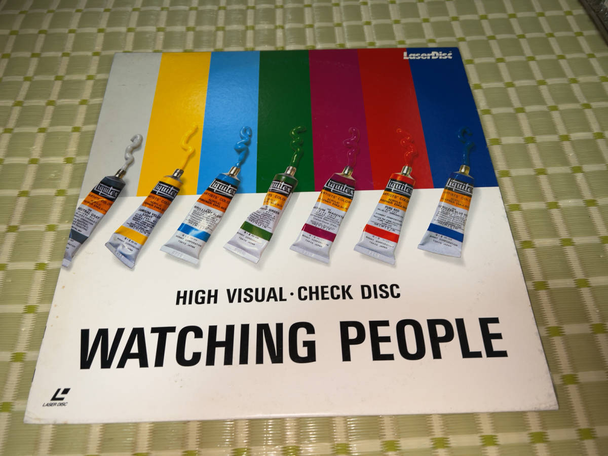 ● LD「 Pioner LDC / HIGH VISUAL *  CHECK DISK / WATCHING PEOPLE / 1989」●