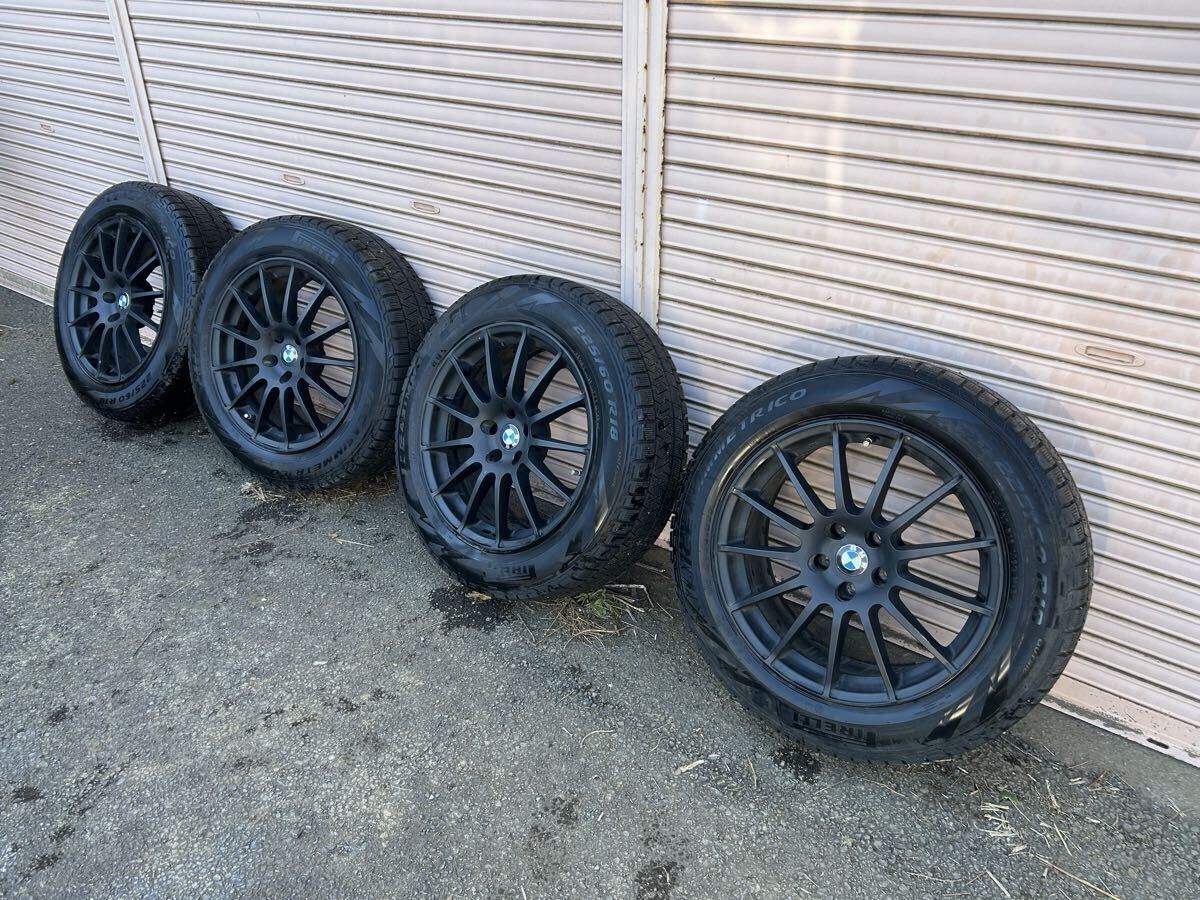BMW X3 G01 X4 G02 18 дюймов  8J +32 PCD112 5H  зимняя резина  225 60R18  Pirelli   4 штуки  комплект