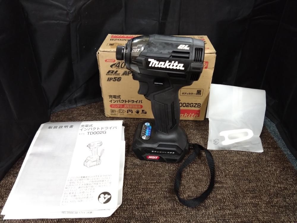 005▽ неиспользованный товар  ▽ makita  40V перезаряжаемый  воздействие   сухой ... TD002GZ