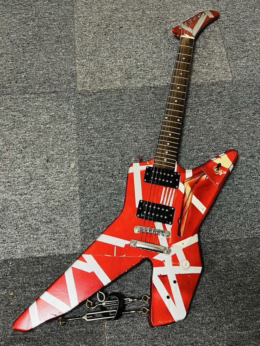 【... *  ... *  ...？/ любовь   для /... деформация  гитара 】 воспроизведение  /EVH Striped Series Shark/1970 год 〜/.../ реконструкция  / общепринятое название 【... *   гитара 】
