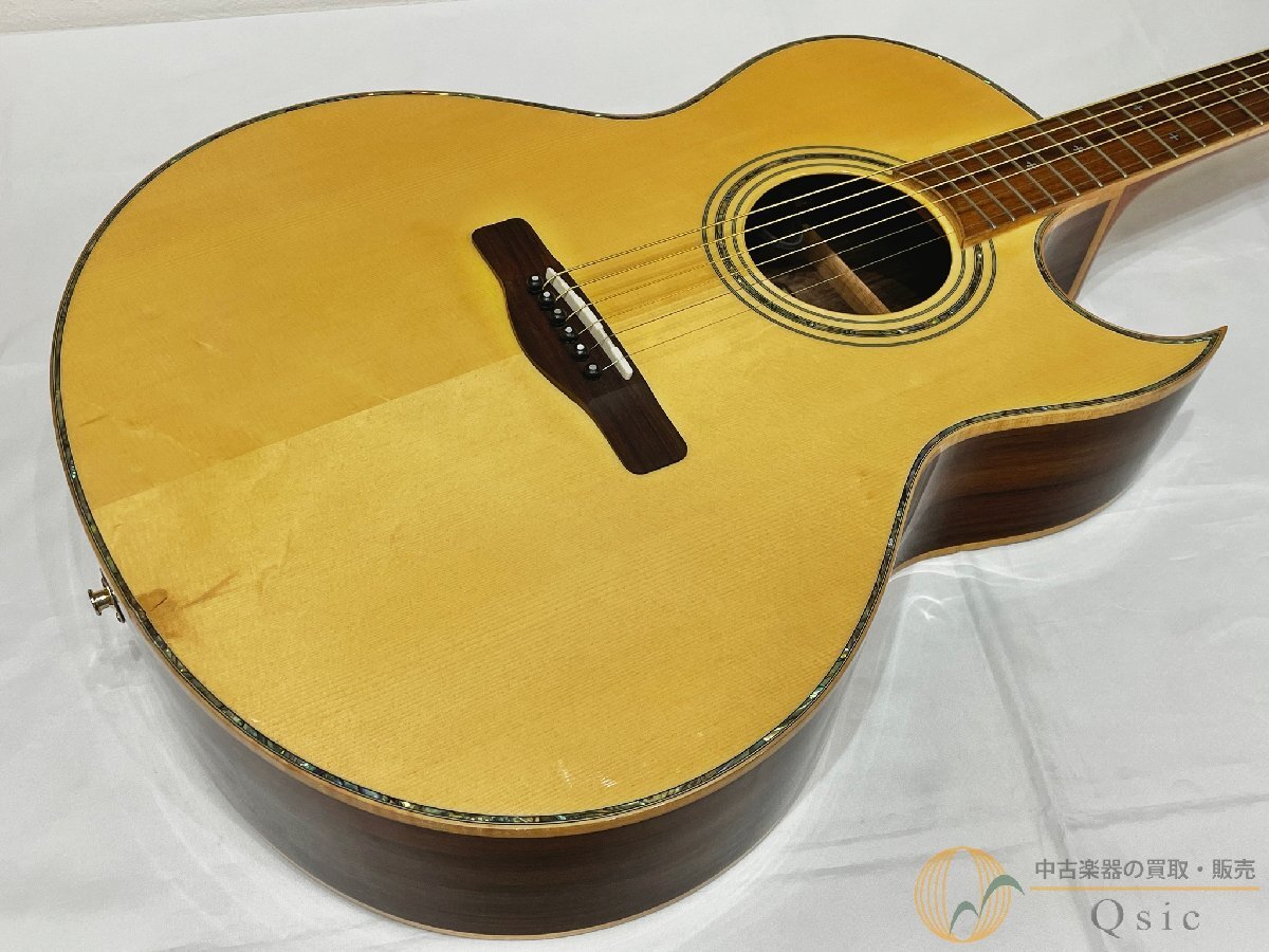 【 продаю как нерабочий  】[ подержанный товар ] Greg Bennett Guitars ASMJR CE  корпус   ... большой  трещина     есть  для  нерабочий товар   [QMR69]【... поверхность   магазин   наличие  】