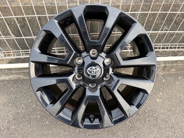 【★  Фукуока ...☆... нет  ★ продажа ☆...】 Toyota  оригинальный 　 Prado 　 диск    только 　18×7.5J　 4 штуки  комплект  　 непосредственно  передача в руки  приветствуется ！　 дёшево  продажа! ！