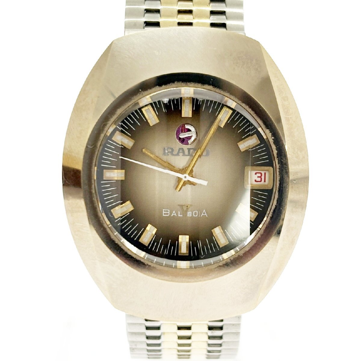 【1  йен  старт 】RADO ... ... ... стекло   день  ... GP×SS  коричневый цвет  циферблат   автоматически  скручивание    мужские наручные часы   739494