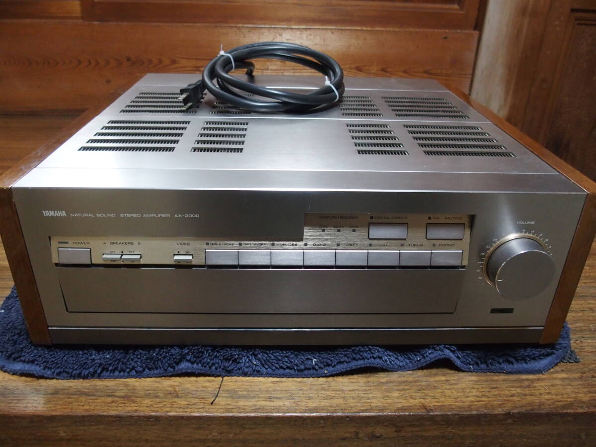 【 продаю как нерабочий   *   стоимость доставки включена  】YAMAHA 　 YAMAHA 　AX-2000　 интегрированный усилитель