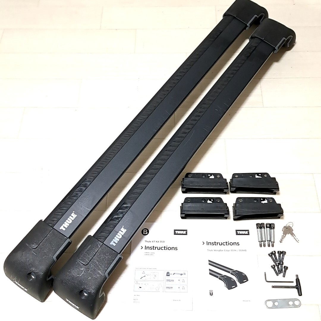 【... VM# WRX】 THULE/... WingBar Edge Black TH9595B/9595B+KIT3131   полный  комплект