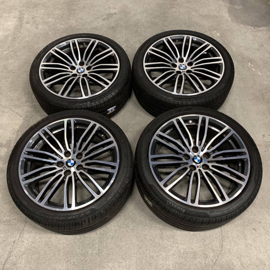 BMW G30/G31  оригинальные диски  & радиальная шина   комплект   8Jx19 PCD112 5 отверстие  OFF+30○ товар в состоянии "как есть"