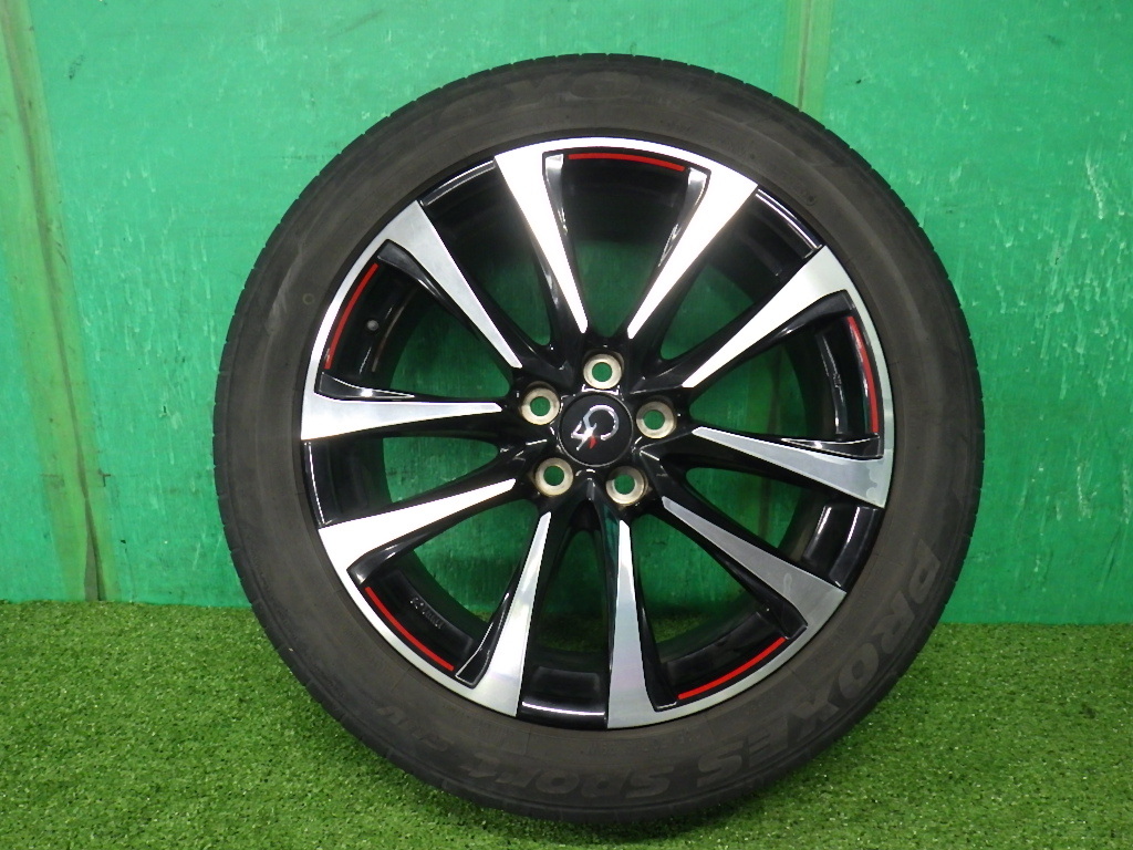 1шт.   продажа  G’s 60 Harrier   Toyota  оригинальный  19 дюймов  8j(+40) PCD114.3 5 отверстие   алюминиевый диск   шина