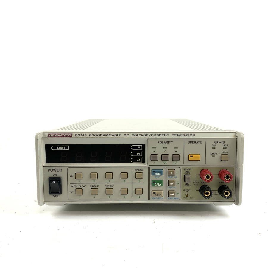ADVANTEST ... тест  R6142  pro ... эл. напряжение / ток  появление ...  высота   точность   точный измерительный прибор     электронный  измерительный инструмент   GP-IB поддержка  сделано в Японии ＊ простой  проверка  товар