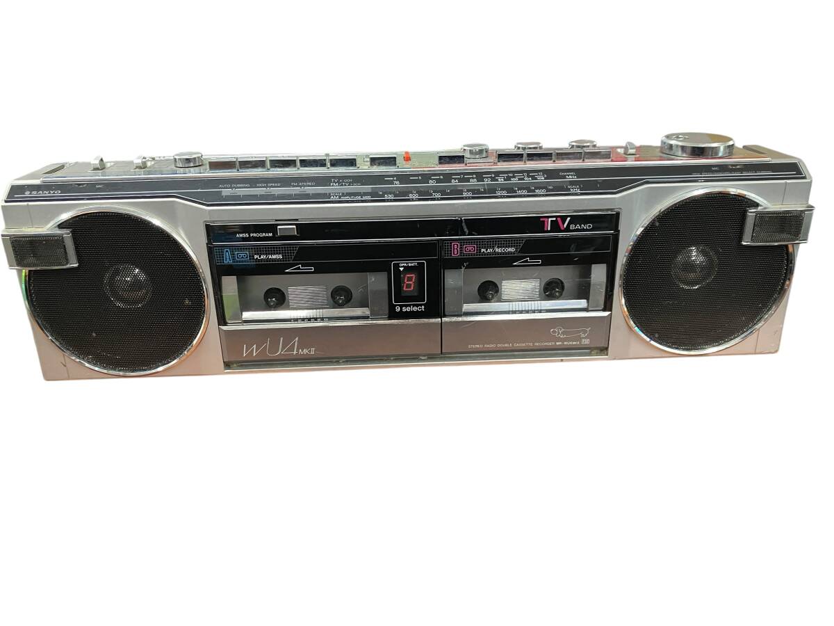 10-184S【 нерабочий товар  】SANYO MR-WU4MKⅡ ...  магнитола  магнитофон ...  товар в состоянии "как есть"