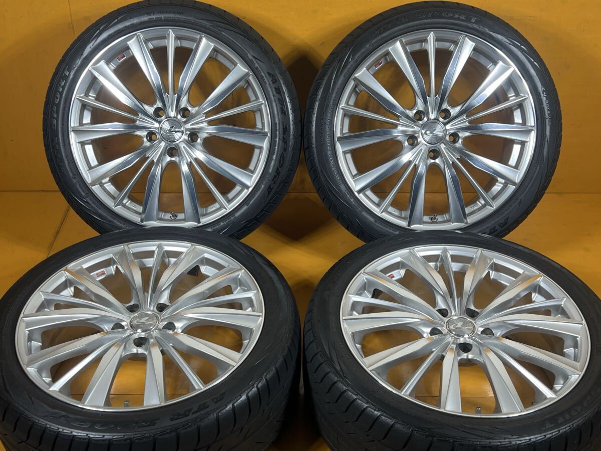 ★ custom ！ глубина протектора   имеется ！★ WEDS  leonis   VX 19in 8j +48 pcd114.3 ATR SPORT 245/40R19  Alphard   Vellfire   Elgrand