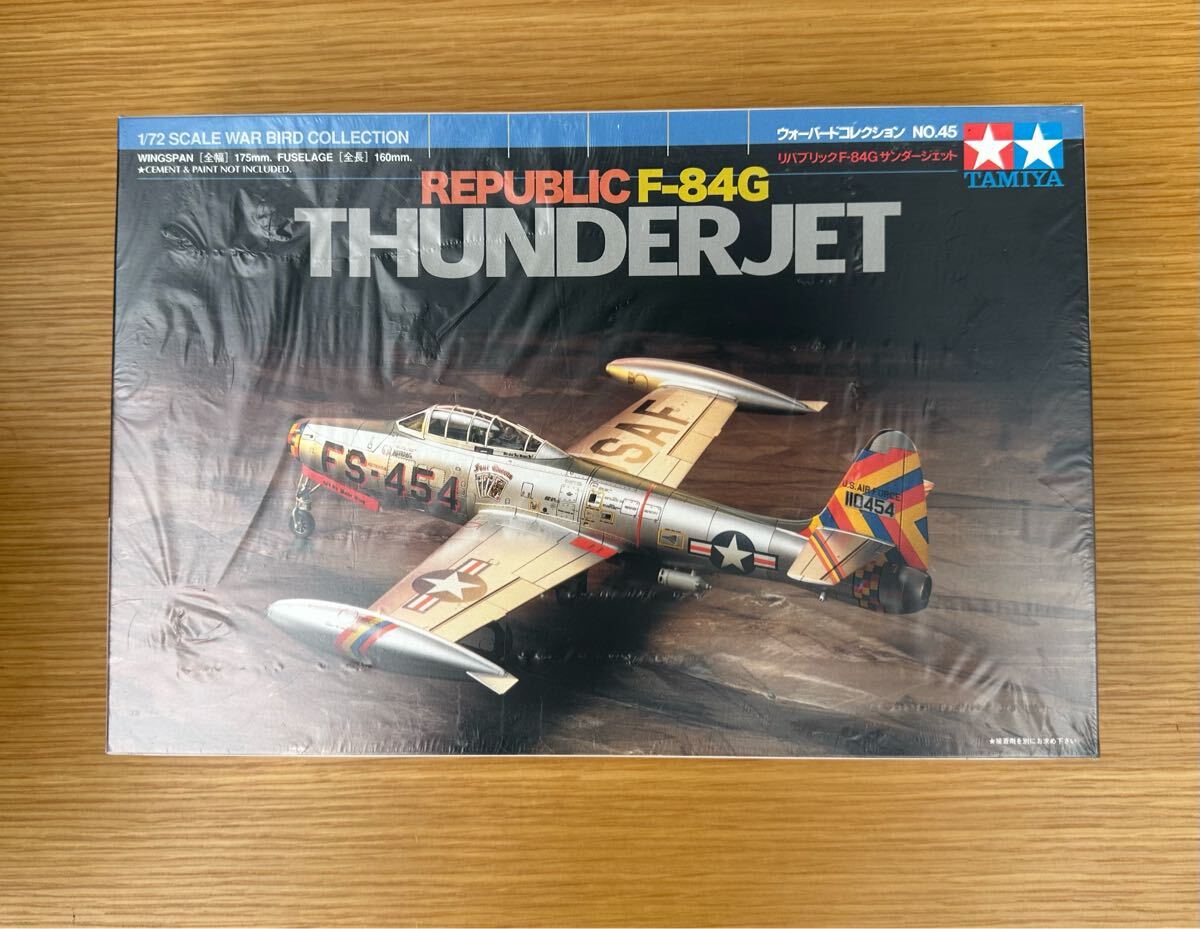 новый товар  TAMIYA ... модель    Tamiya   REPUBLIC F-84G THUNDERJET ... ... жиклер   1/72 ... птица   коллекция  NO.45 60745-1000