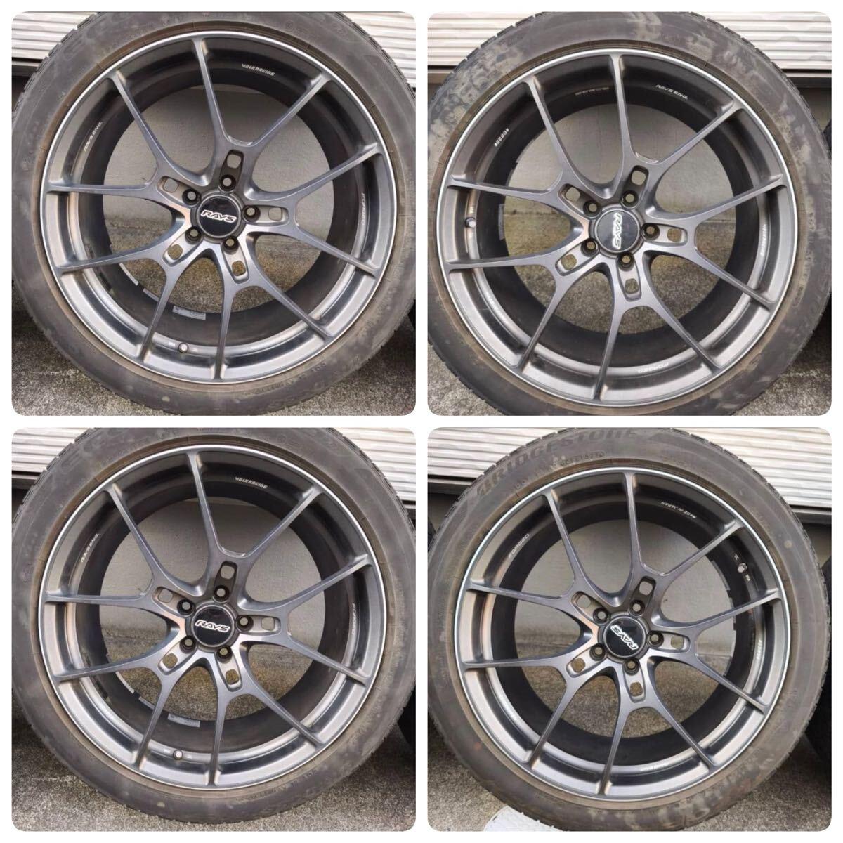 RAYS VOLK RACING G025 20 дюймов  9J+35 114.3  диск  　 шина   Rays 　 Volk Racing 　 Harrier 　 Alphard 　 Vellfire 　NX