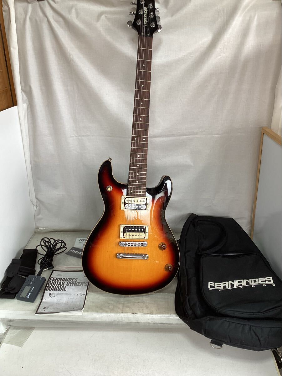 【M0691】FERNANDES APG-55  электро-гитара ...  мягкий  чехол  прилагается   FERNANDES   струнный инструмент