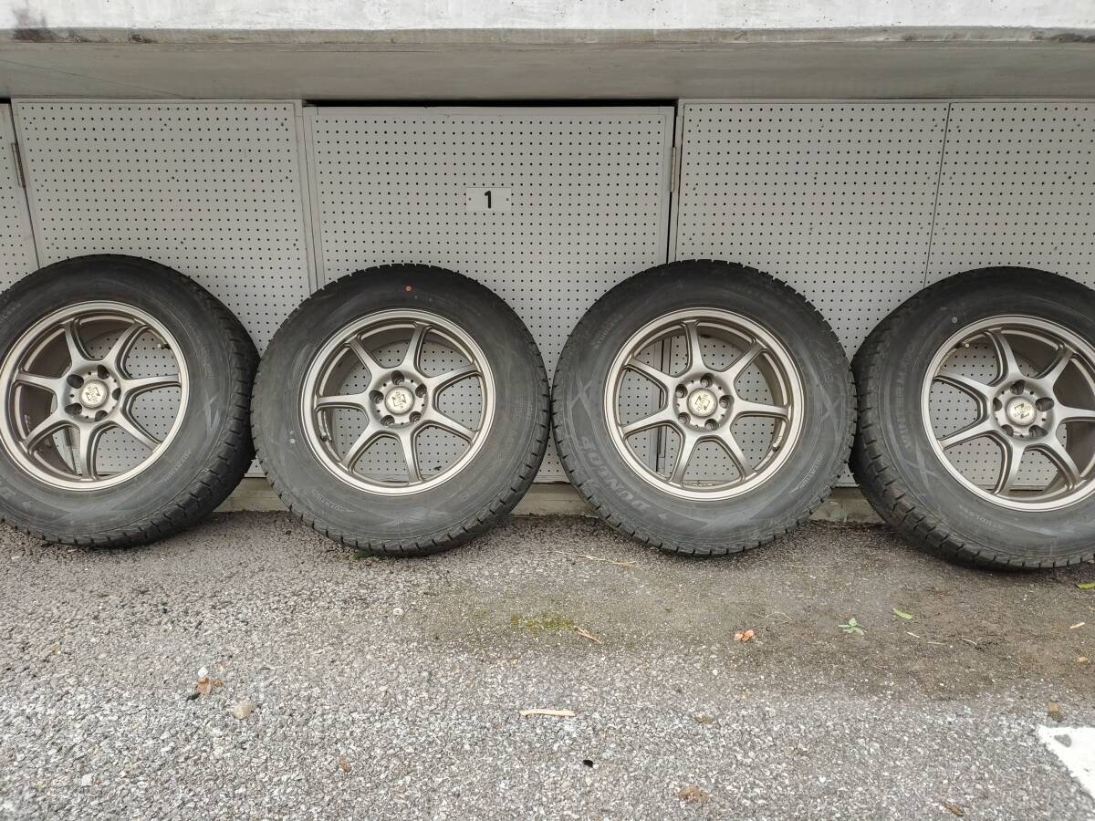 шина  диск   4 штуки  комплект   ■ зимняя резина  DUNLOP WINTER MAXX SJ8 235/65R17 108Q XL 2019 год выпуска ■ не оригинальный  диск   17×7J OFFSET38