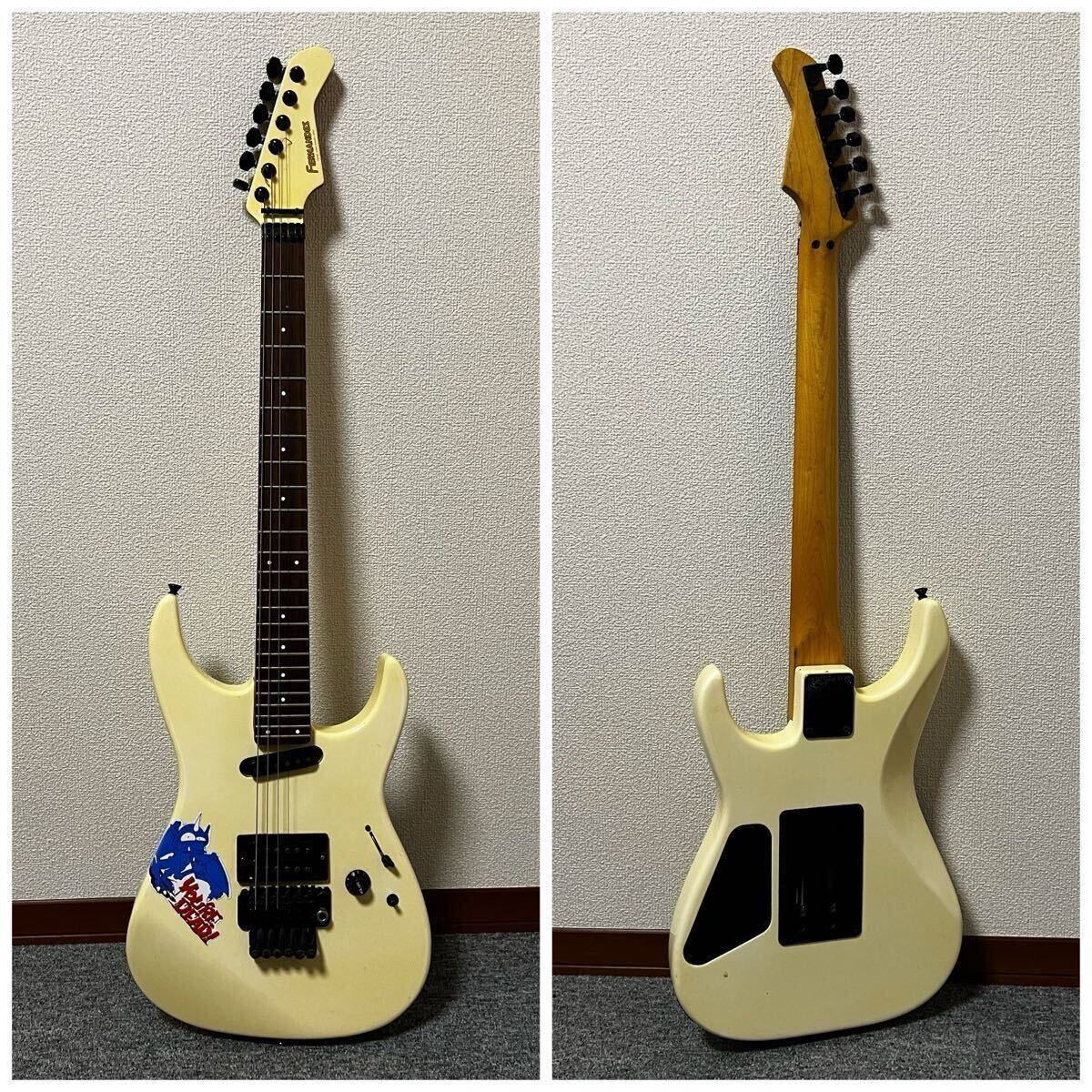 【Fernandes/ FERNANDES /FR-65】1990  год выпуска  передний  половина  〜L серия  период   и т.д.  производство / электрогитара  / чехол  прилагается .../ высококачественный  товар / струнный инструмент  / рок  лента / редко встречающийся  товар