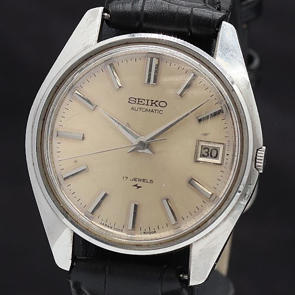 1  йен   работа    Seiko   7005-8000 AT/ автоматически   книги  ... циферблат   день  ...  мужские наручные часы   9PRY TAM