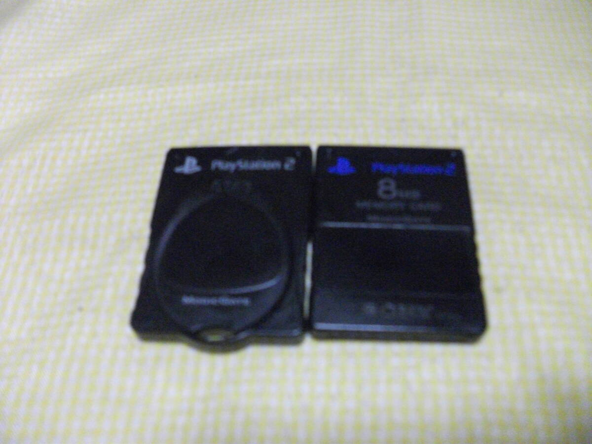 ■PS2  память ... карточка 8MB　（ оригинальный +... оригинальный ）　 2шт.  комплект  　④