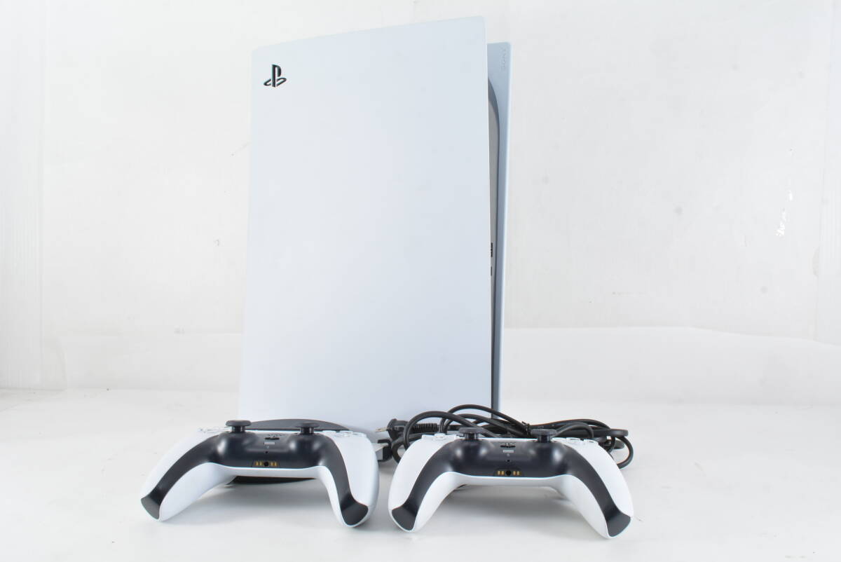[PF46] рабочий товар    инициализация ... SONY PlayStation 5  цифровая  *   выпуск  CFI-1200B 825GB SSD  контроллер  2шт.  приложение   Sony ...5