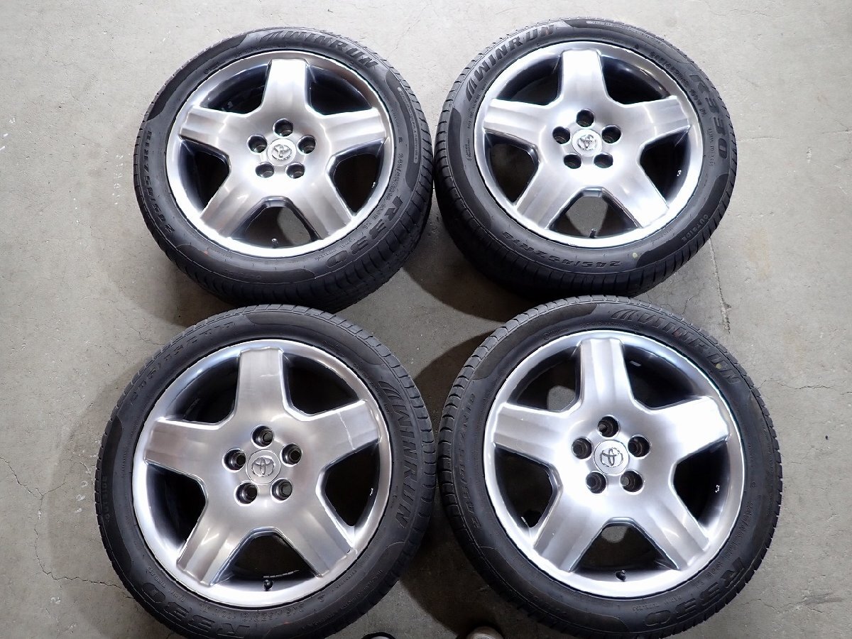 EF3475【 доставка бесплатно 245/45R18】 Toyota  оригинальный  30 Celsior  оригинальный  WINRUN 2023 год выпуска   подержанный товар  лето  шина  комплект   ★18×7.5J 114.3/5H ET45★