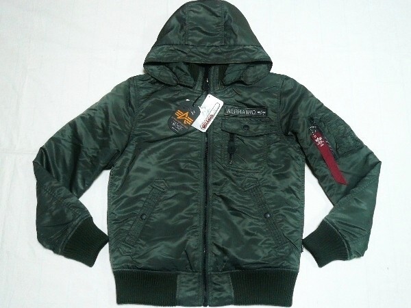 новый товар ALPHA Alpha [HoodedRibJacket... DEAD ... пиджак ]M(38)RP.GREY\19580