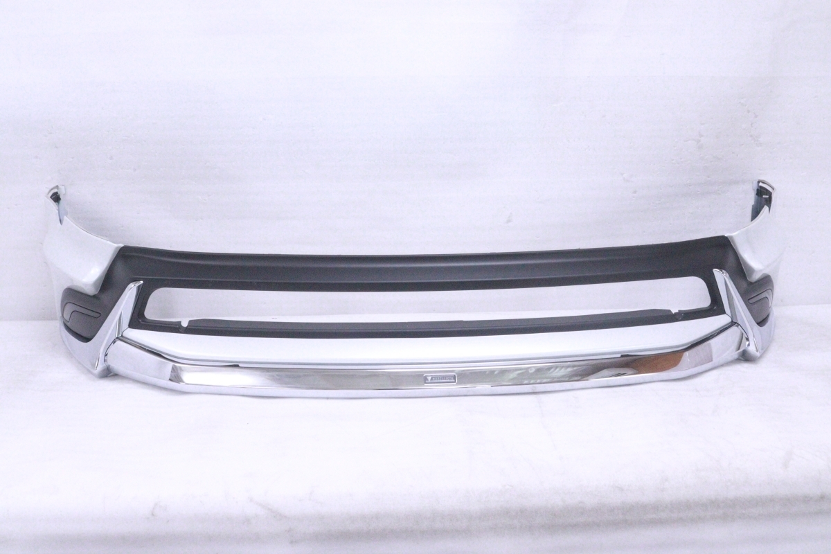 58-628★ Modellista  LED включено ★80  Harrier  HV  передний  спойлер ★GRAN BLAZE STYLE D2531-63110  белый  перламутр   для ремонта    Toyota  (KK)