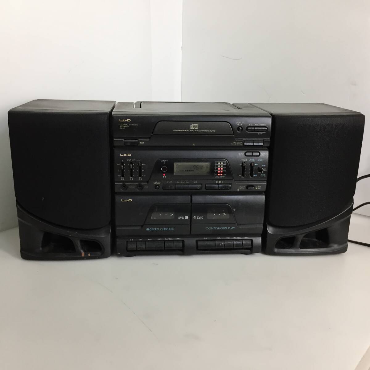 ※★HITACHI CX-5W Lo-D/ Lo-D  9 5 лет   пр-во   CD/ кассета  лента  / кассетная дека / радио  кассета  recorder 【 включение питания   проверка   только / нерабочий товар  】