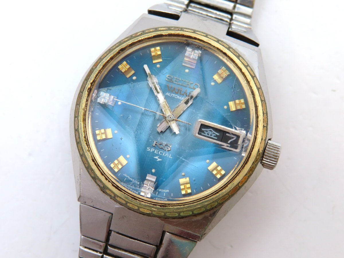1  йен  ... Seiko   5256-6010 ... SS  синий   циферблат   наручные часы   мужской   работа   AT SL 50456