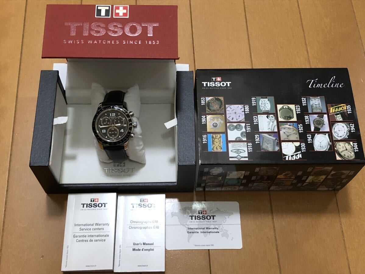 TISSOT  хронограф   новый товар  неиспользованный товар    Galant ... идет в комплекте   личное пользование BOX приложение  Ref. T0394171605702