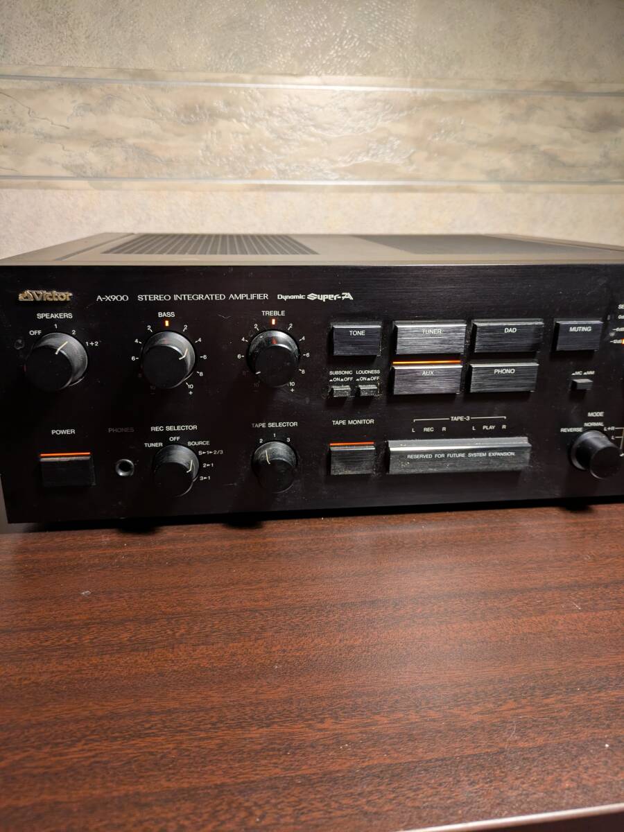 ■Victor  Victor  A-X900 STEREO INTEGRATED AMPLIFIER Dynamic Super-A  усилитель ◆ проверка включения произведена  ◆ на работоспособность не проверялось  ◆ товар в состоянии "как есть"