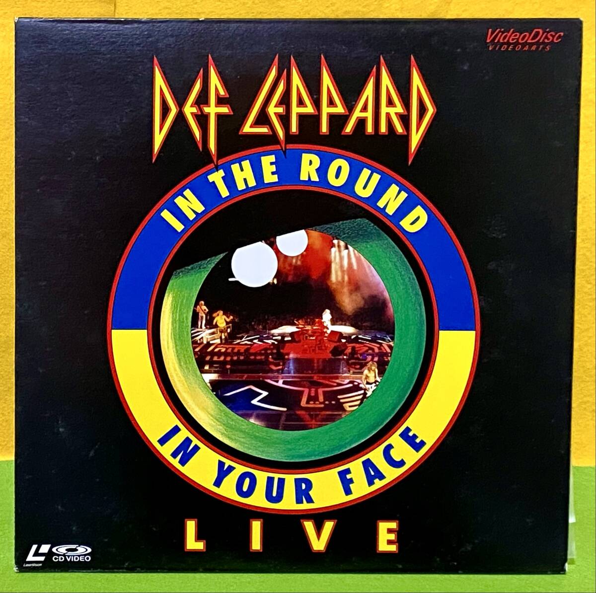 LD●  дифференциал   *  ... ... Eve ！ DEF LEPPARD Live In The Round In Your Face  лазерный диск  VAL-3097