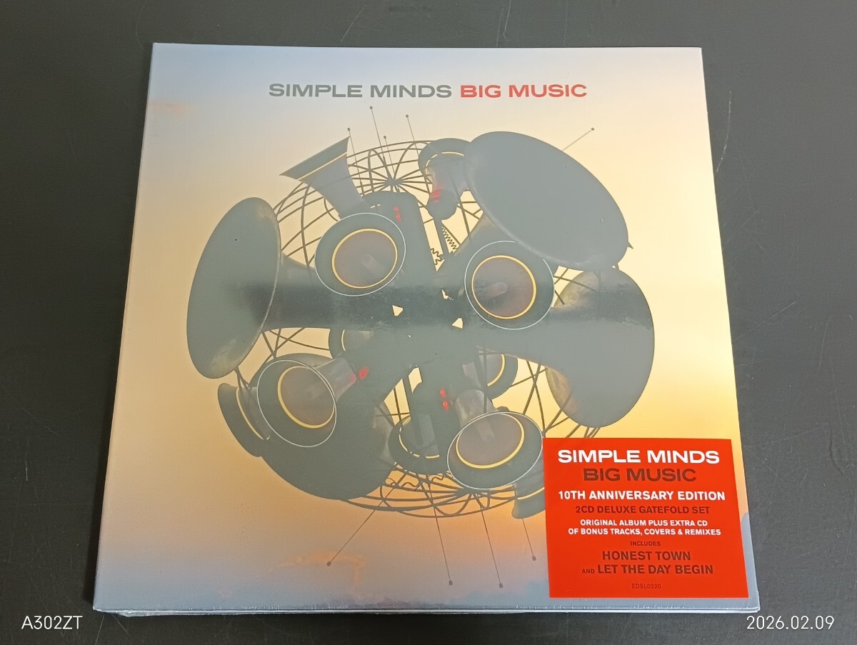 8K2　 не вскрытый  товар 　SIMPLE MINDS　BIG MUSIC　10th ANNIVERSARY EDITION　 простой  *  ...