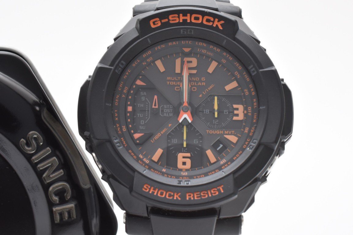 коробка  идет в комплекте   casio   ... аммортизаторы  GW-3000B ... солнечный   мужской   наручные часы  CASIO G-SHOCK
