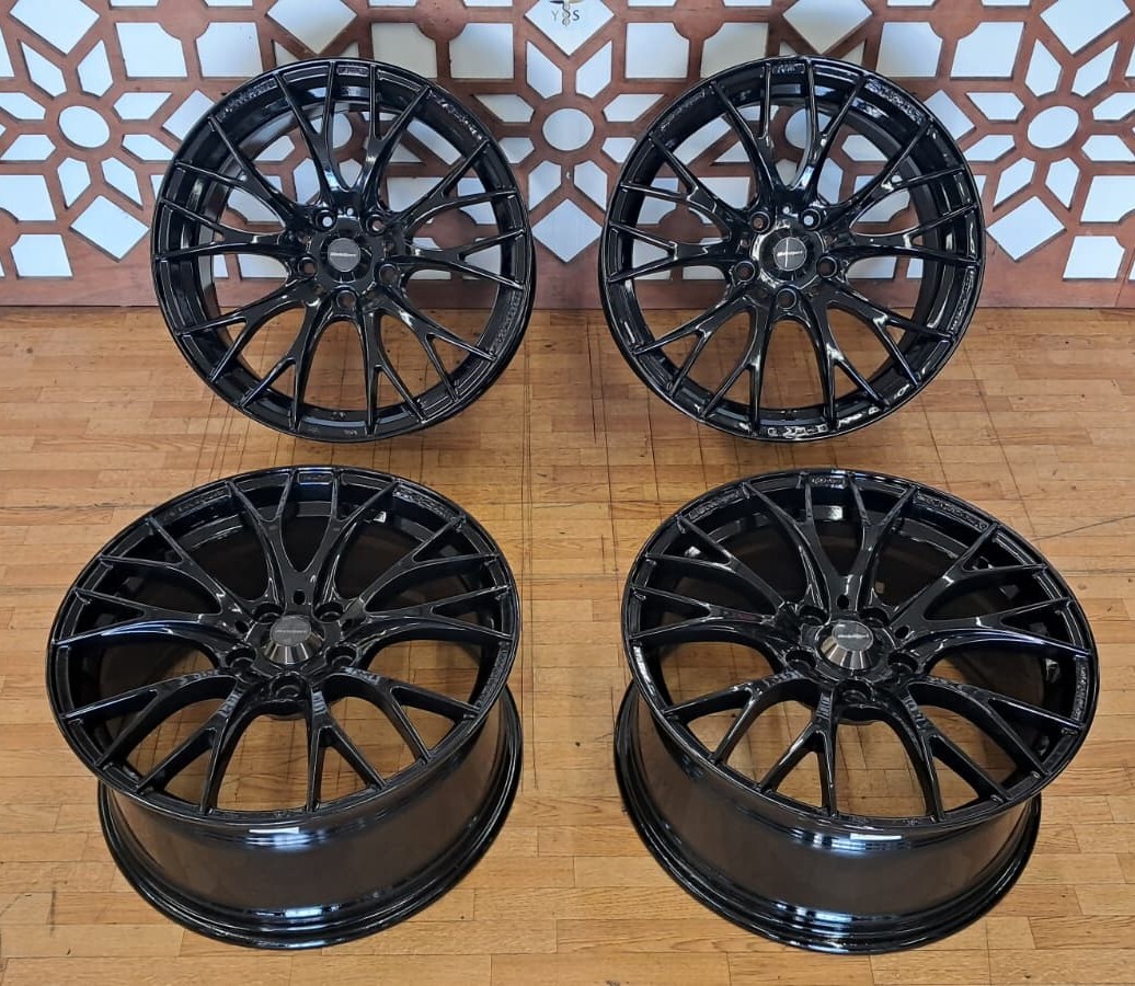 wedssports SA-20R  черный  цвет  18 дюймов  PCD 114.3 5H ET50  Skyline   Silvia  200SX R33 R32 R34