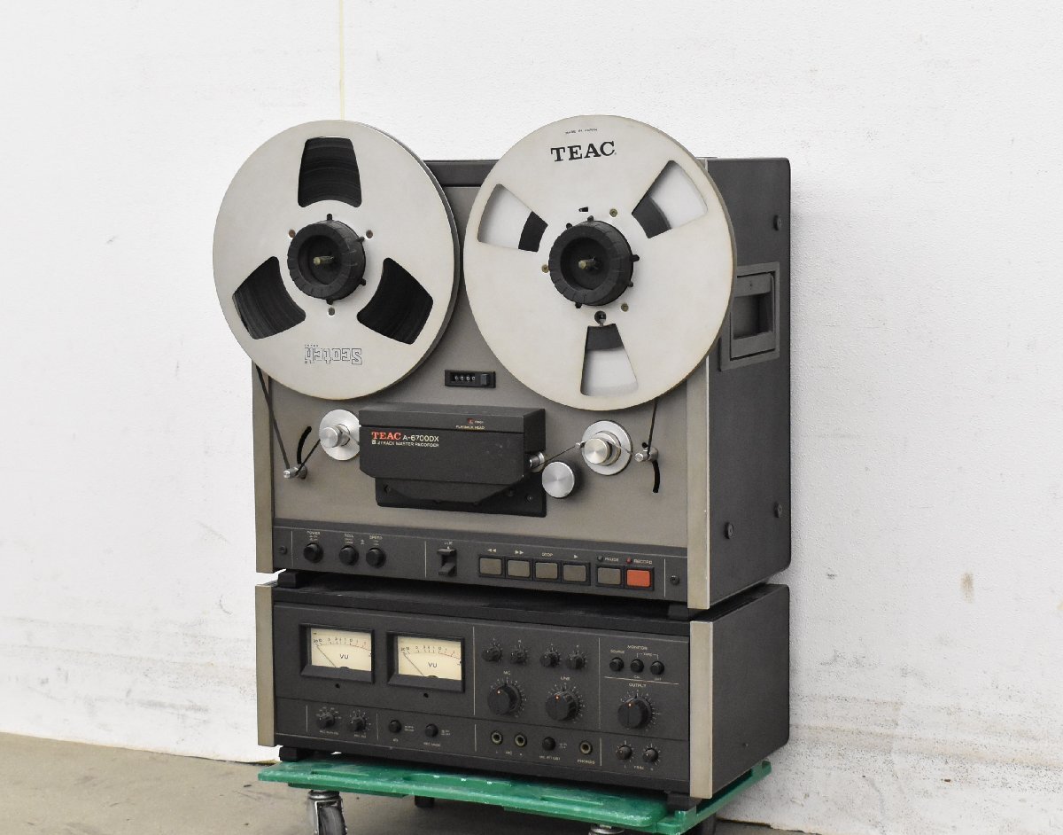 【 G 】4347 TEAC A-6700DX/RC-350  катушечный   магнитофон    TEAC  【 2-мя посылками   отправка  товар 】3385139