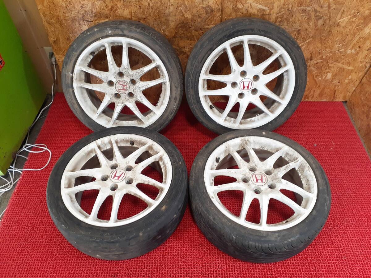 ... HONDA  Хонда  оригинальные диски   17×7J +60 PCD114.3 5 отверстие  NANKANG ULTRASPORTNS-2 205/45Ｒ17  4 штуки  комплект  !!  продажа !!